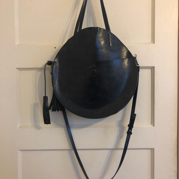 Navy Circle Bag - Picture 1 of 3